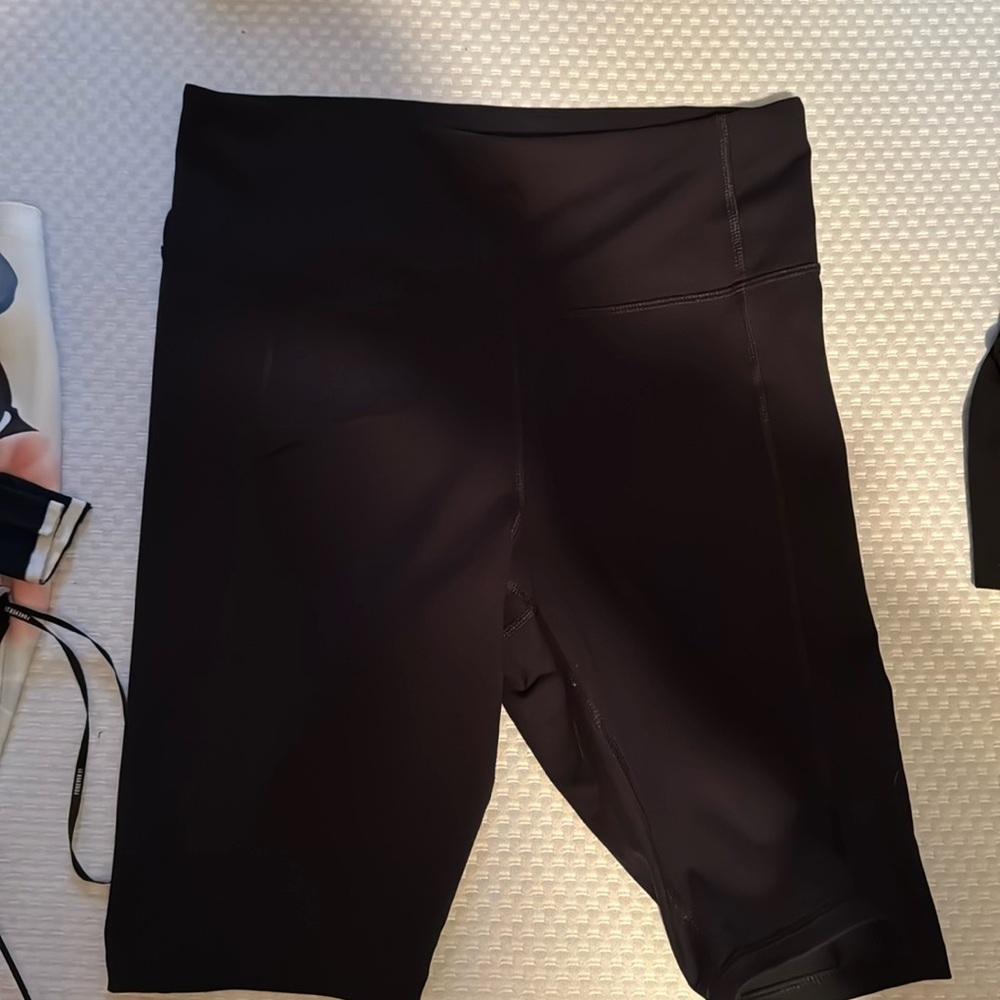 Black biker shorts